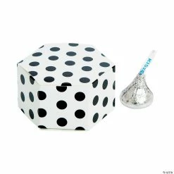 New ⭐ Polka Dot Hexagon Favor Boxes- 24 Pc. 😀