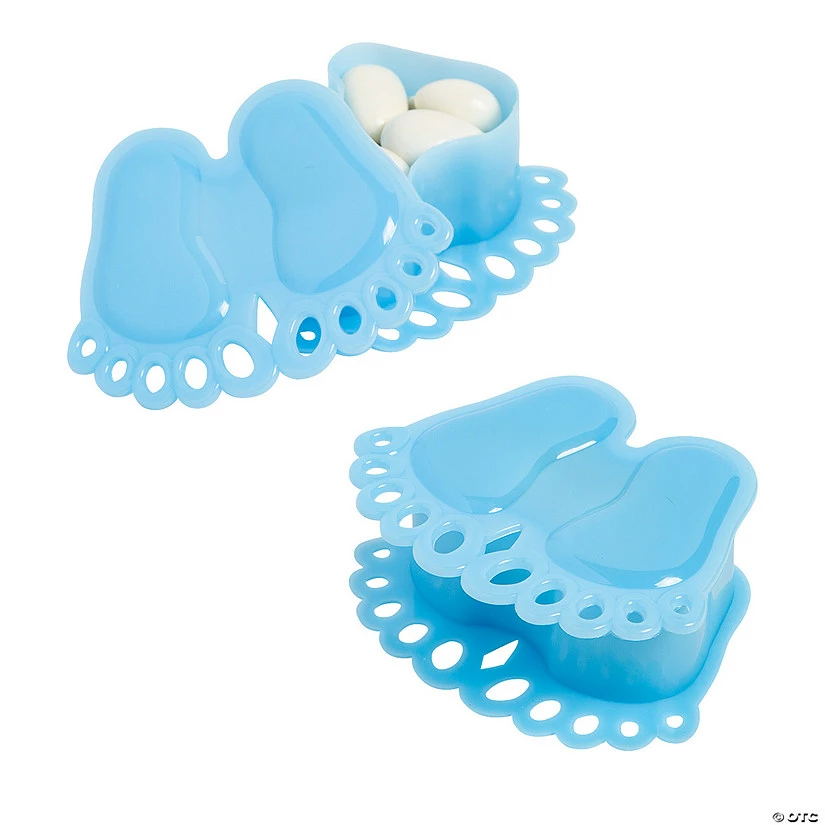 Best Sale ๐ Blue Baby Foot Favor Boxes - 12 Pc. ๐ 1 Best Sale ๐ Blue Baby Foot Favor Boxes - 12 Pc. ๐