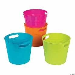Buy 🔔 Bright Colorful Bucket Assortment - 4 Pc. 🎉