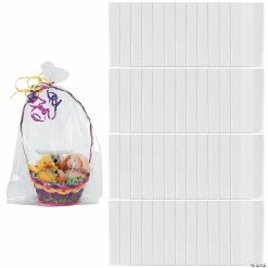 Party Bags & Containers Shop 16 Best Sale π Bulk 10" x 18" Large Clear Cellophane Gift Basket Bags - 50 Pc. π