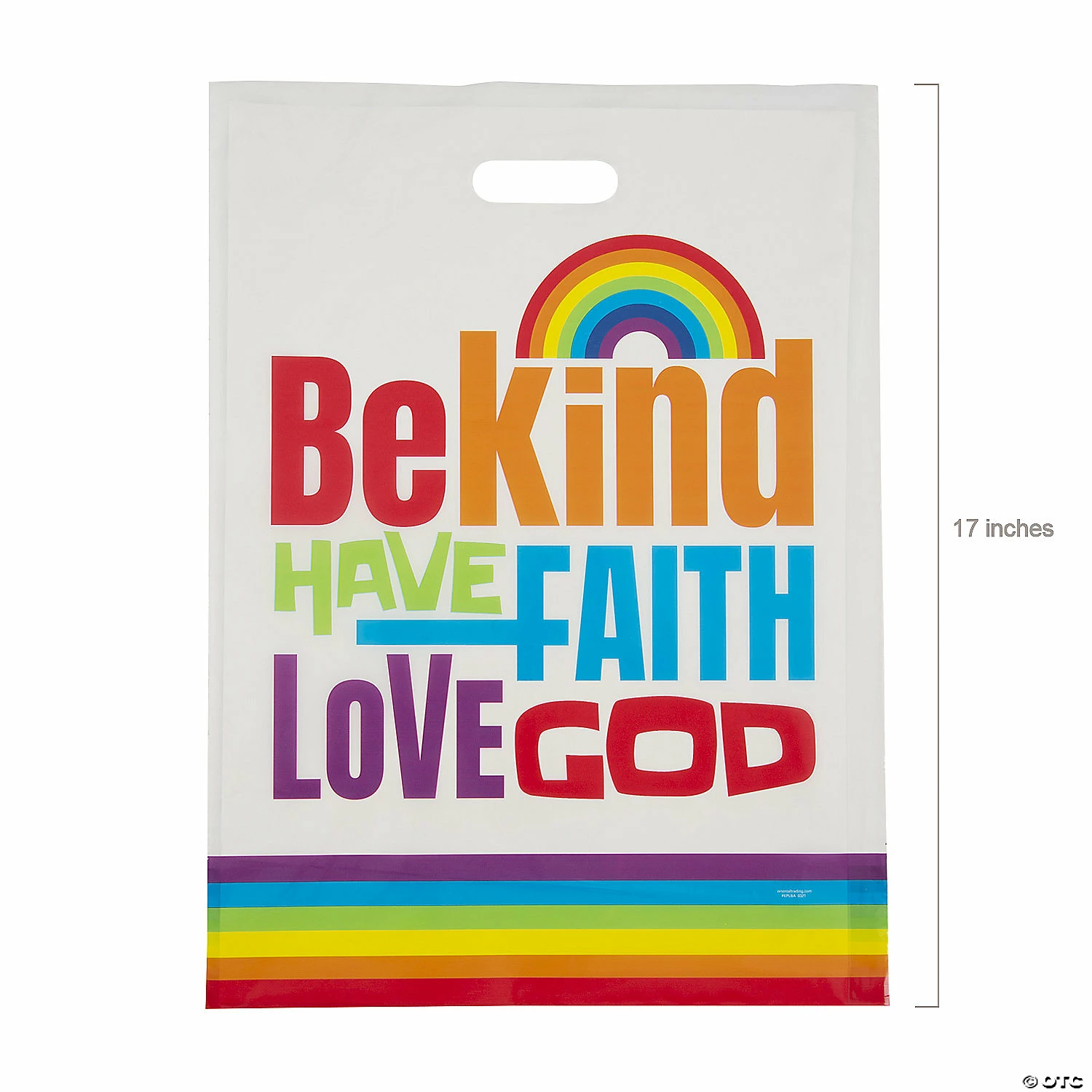 Wholesale 🌟 Bulk 12" x 17" Large Rainbow Easter Plastic Goody Bags - 50 Pc. 🛒 2 Wholesale 🌟 Bulk 12" x 17" Large Rainbow Easter Plastic Goody Bags - 50 Pc. 🛒 - Image 2