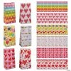 Outlet 🔔 Bulk 5" x 10" Valentine’s Day Paper Treat Bag Assortment - 144 Pc. 👍