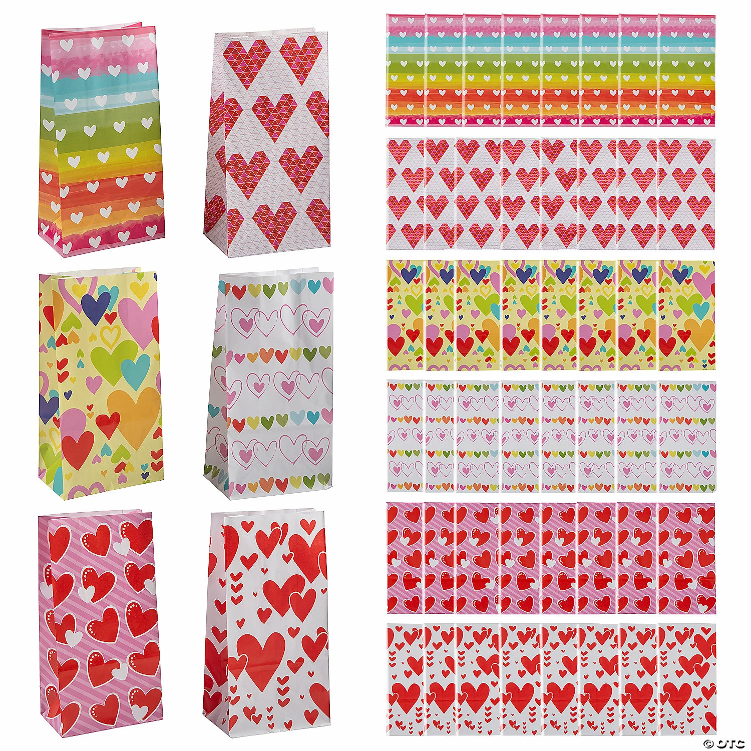 Outlet 🔔 Bulk 5" x 10" Valentine’s Day Paper Treat Bag Assortment - 144 Pc. 👍 1 Outlet 🔔 Bulk 5" x 10" Valentine’s Day Paper Treat Bag Assortment - 144 Pc. 👍