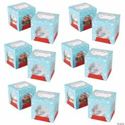 Flash Sale 🔔 Bulk Snow Globe Cookie Boxes - 60 Pc. 👏