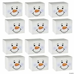 New 🧨 Bulk Snowman Gift Boxes - 60 Pc. ⭐