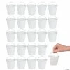 Best Sale 🧨 Bulk White Pails with Handles - 48 Pc. 😉