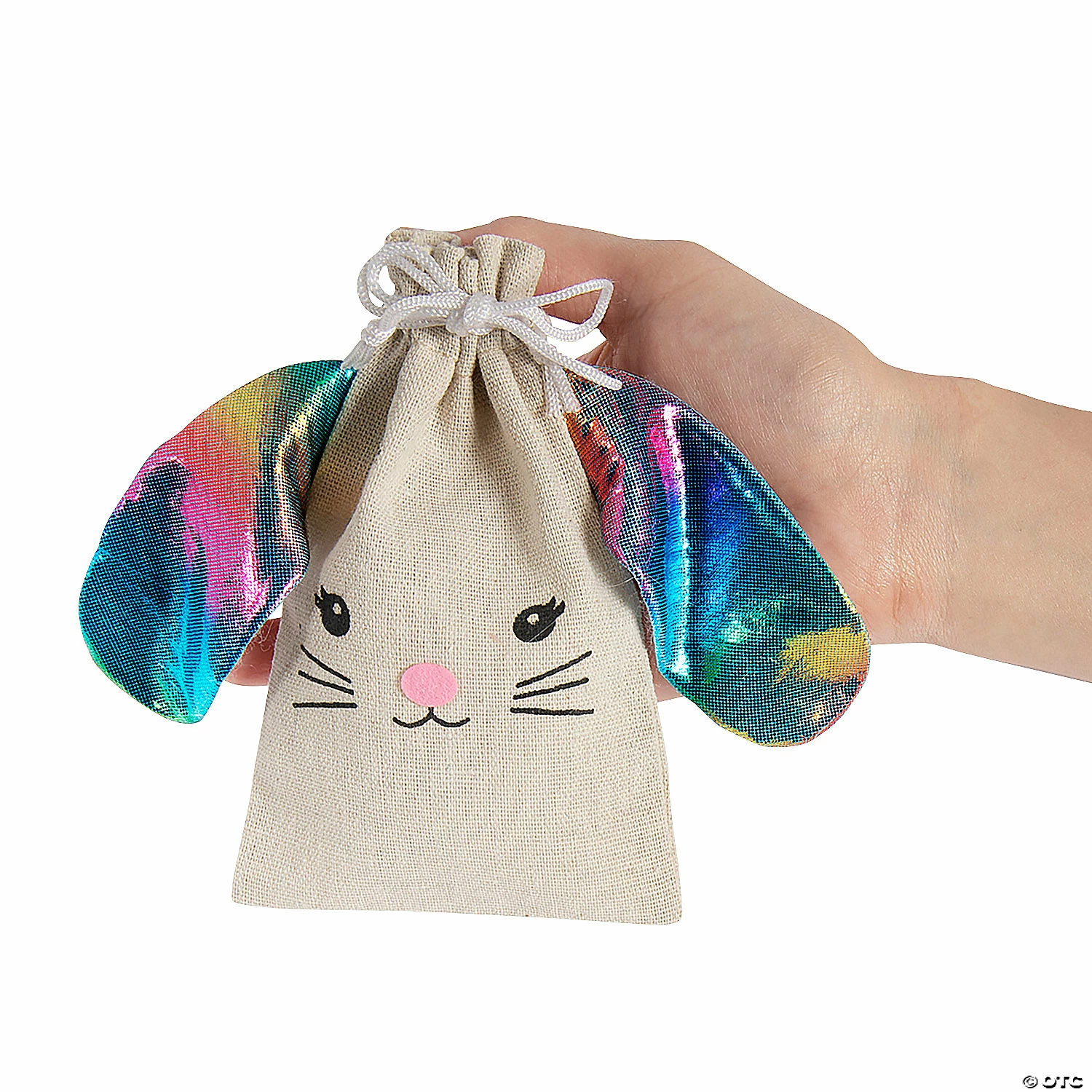 Best Pirce 👏 Bunny-Shaped Canvas Treat Bags - 12 Pc. 🛒 2 Best Pirce 👏 Bunny-Shaped Canvas Treat Bags - 12 Pc. 🛒 - Image 2