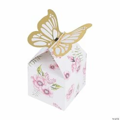 Deals 🔔 Butterfly Floral Favor Boxes - 24 Pc. 🔥