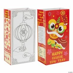 Best Pirce ✔️ Chinese New Year Activity Treat Bags - 12 Pc. 🥰