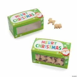 Budget 😉 Christmas Cookie Favor Boxes with Window - 12 Pc. ✨