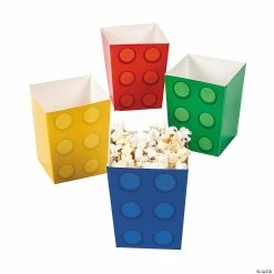 New 🔔 Color Brick Party Popcorn Boxes - 24 Pc. 🔥