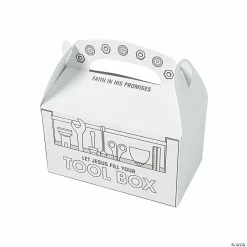 New β Color Your Own Construction VBS Treat Boxes - 12 Pc. π₯