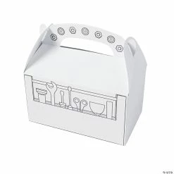 New ⭐ Color Your Own Construction VBS Treat Boxes - 12 Pc. 🔥 -Party Bags & Containers Shop color your own construction vbs treat boxes 12 pc 13942721 a02