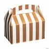 Coupon 💯 Copper Foil Striped Favor Boxes - 12 Pc. ⭐