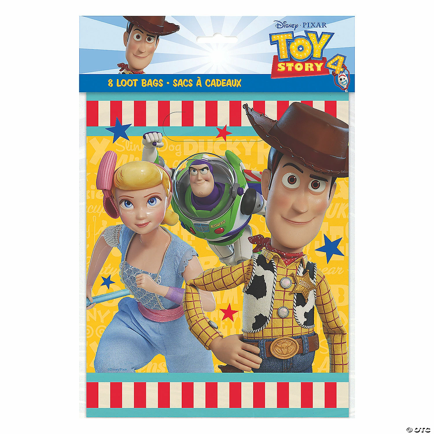 Budget ❤️ Disney Pixar Toy Story 4™ Plastic Loot Bags - 8 Pc. 👍 2 Budget ❤️ Disney Pixar Toy Story 4™ Plastic Loot Bags - 8 Pc. 👍 - Image 2