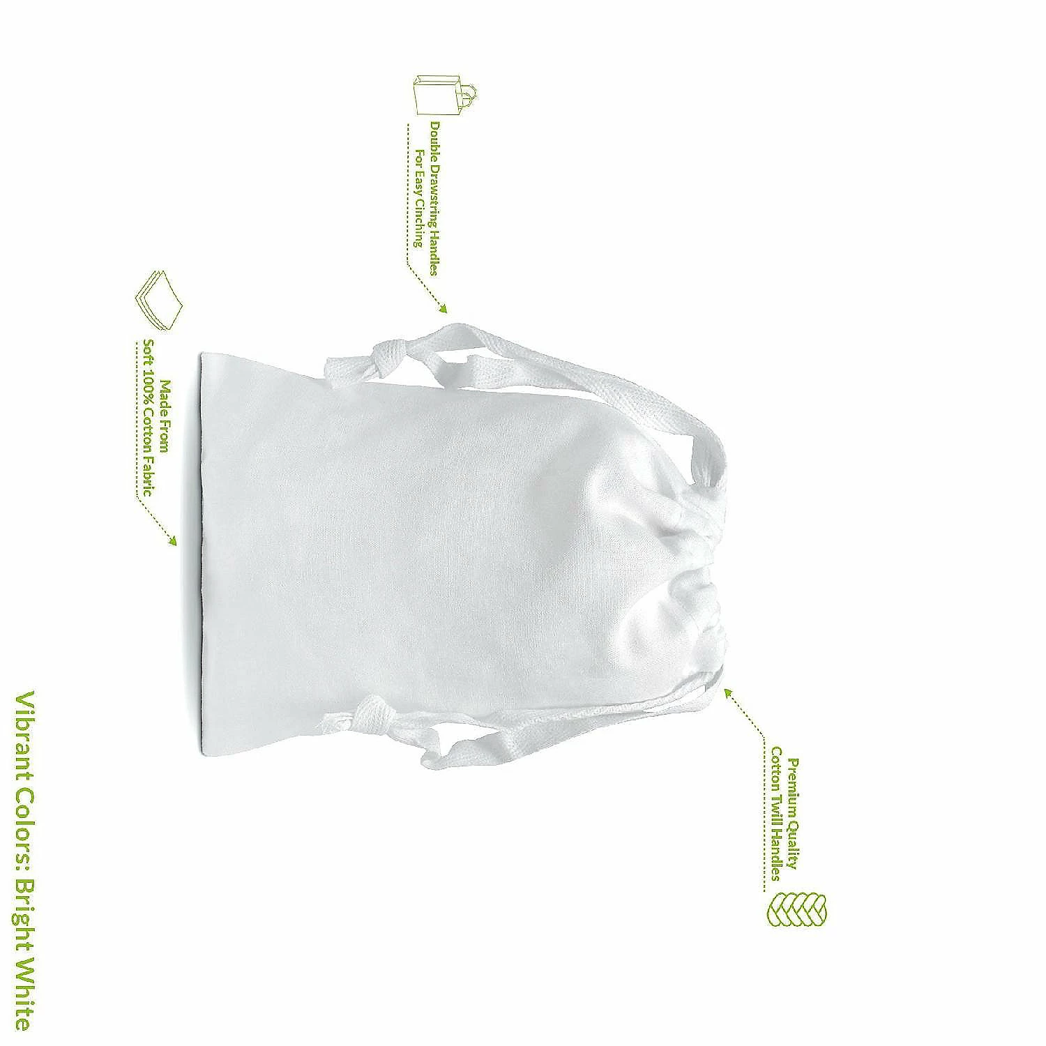 Top 10 π€© Drawstring Gift Bags - 12 Pack 5x7 Inch Small Bright White Muslin Cotton Cloth Pouches in Bulk, π¬ Candy, Parties, Wedding Favors, Soaps, Treats, Crafts π 3 Top 10 π€© Drawstring Gift Bags - 12 Pack 5x7 Inch Small Bright White Muslin Cotton Cloth Pouches in Bulk, π¬ Candy, Parties, Wedding Favors, Soaps, Treats, Crafts π - Image 3