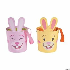 Coupon 🔥 Easter Bunny-Shaped Buckets - 4 Pc. 👏