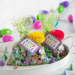 Best Pirce 🥰 Easter Treat Cellophane Bag Kit - 12 Pc. 💯 -Party Bags & Containers Shop easter treat cellophane bag kit 12 pc 14095308 a02