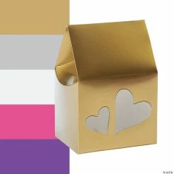 Brand new 🔔 Favor Boxes with Heart Cutouts - 12 Pc. 🤩