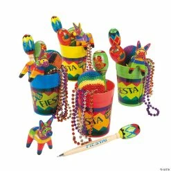 Hot Sale 🔔 Favor-Filled Fiesta Maraca Plastic Cups - 4 Pc. 🔥