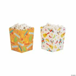 Promo 😍 Fiesta Popcorn Boxes - 24 Pc. 😍