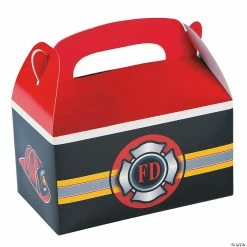 Cheapest ⌛ Firefighter Party Favor Boxes - 12 Pc. ✔️