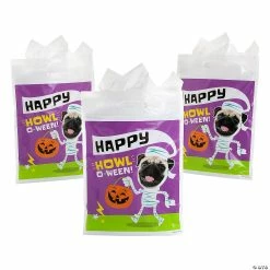 Discount 😉 Funny Animal 💀 Halloween Resealable Treat Bags - 50 Pc. ✨