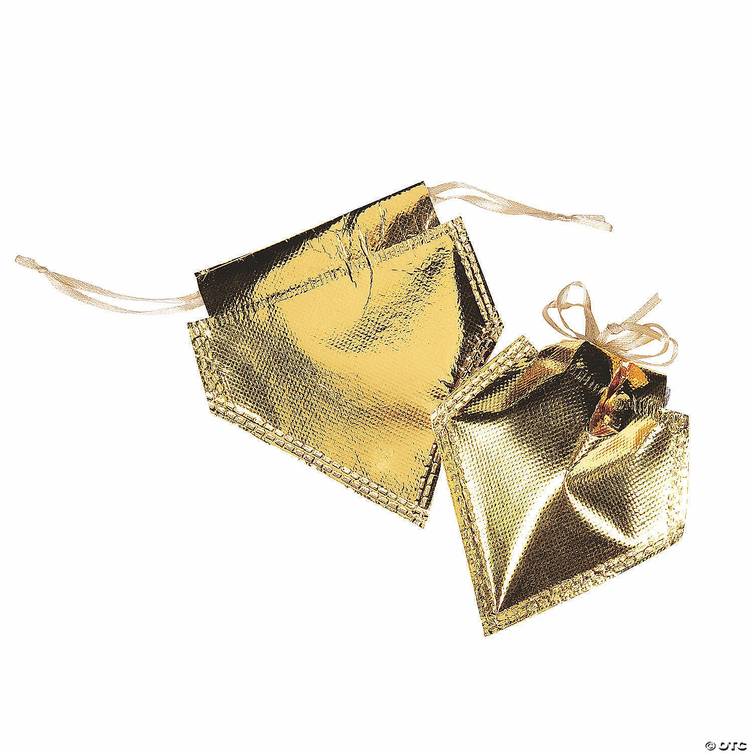 Discount π Metallic Drawstring Favor Bags - 12 Pc. π― 1 Discount π Metallic Drawstring Favor Bags - 12 Pc. π―