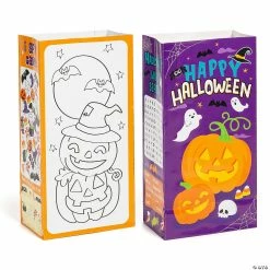 Best Pirce 🔔 Halloween Activity Treat Bags - 12 Pc. ✨ -Party Bags & Containers Shop halloween activity treat bags 12 pc 14114000 a02