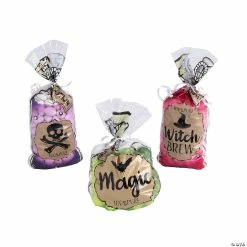 New 😀 Halloween Potion Bottle Cellophane Bags - 36 Pc. 🛒