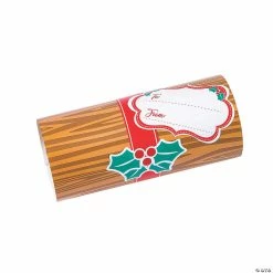 Cheapest 😀 Holiday Log Favor Boxes - 12 Pc. ❤️