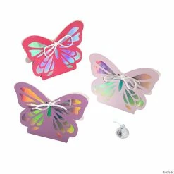 Top 10 ⌛ Iridescent Butterfly Favor Boxes – 12 Pc. ✨