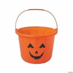 Promo 🛒 Jack-O’-Lantern Trick-Or-Treat Buckets - 12 Pc. 🥰