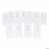 Cheap 💯 Just Married Paper Luminary Bags - 11 Pc. ✔️