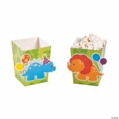 Coupon 😍 Little Dino Popcorn Boxes - 24 Pc. ⌛