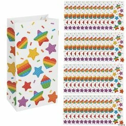 Top 10 ⌛ Lotsa Pops Treat Bags with Stickers - 48 Pc. ❤️