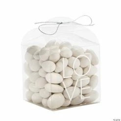 Buy ❤️ Love Clear Favor Boxes with Ribbon - 24 Pc. 👍