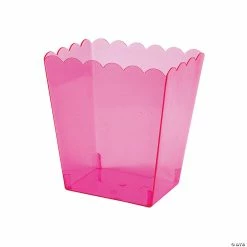 New 🧨 Medium Scalloped Plastic Containers - 3 Pc. ⌛