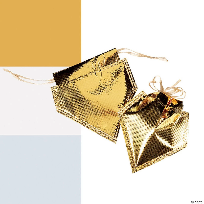 Buy π₯ Metallic Drawstring Favor Bags - 12 Pc. β 1 Buy π₯ Metallic Drawstring Favor Bags - 12 Pc. β
