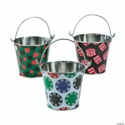 Cheap 𧨠Mini Casino Pails - 12 Pc. π₯°