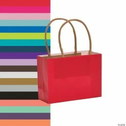 Budget ✨ Mini Kraft Paper Gift Bags - 12 Pc. 😉