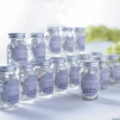 Budget ✔️ Mini Mason Favor Jars - 12 Pc. 😉 -Party Bags & Containers Shop mini mason favor jars 12 pc 13751919 a02