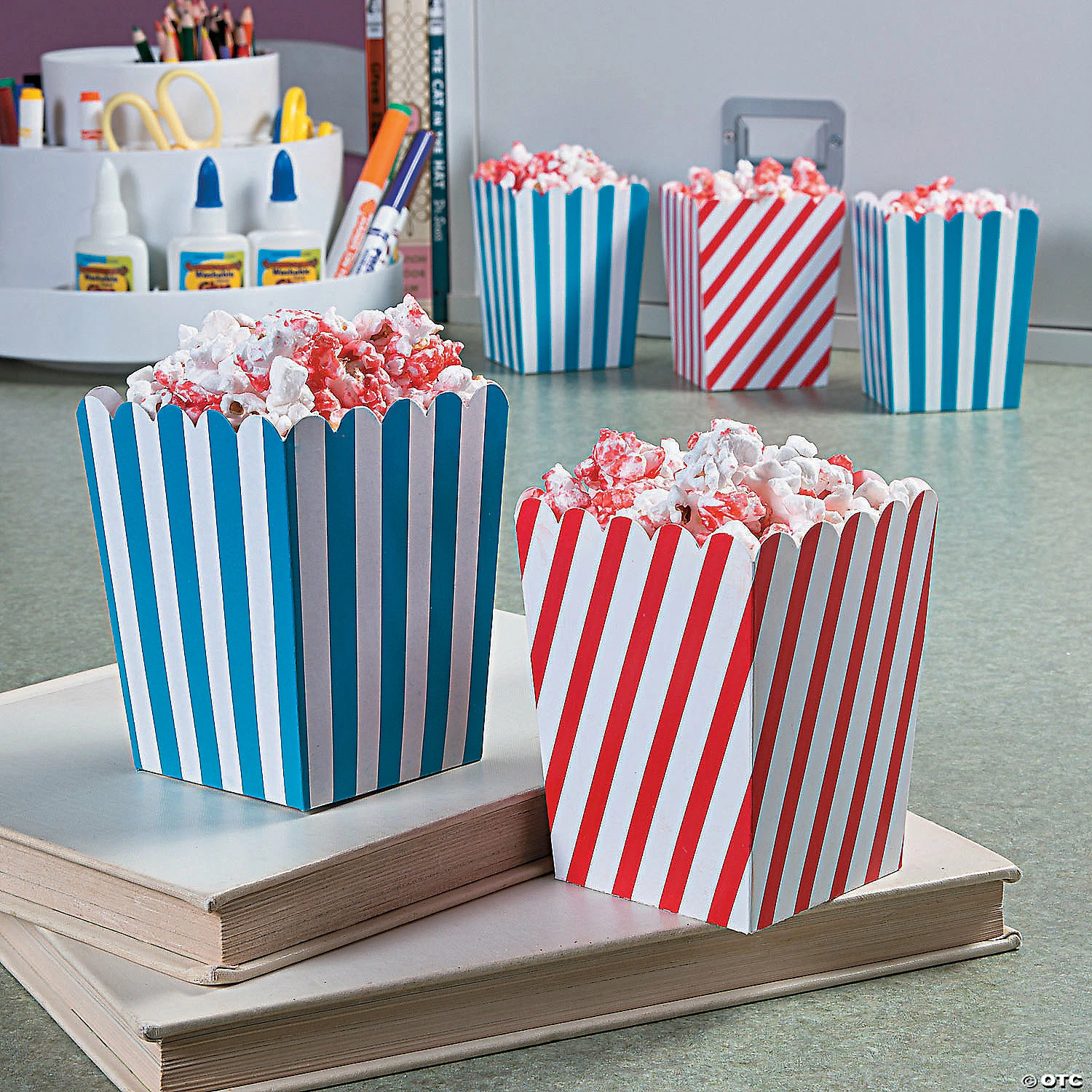 Cheapest ๐ Mini Striped Popcorn Boxes - 24 Pc. โค๏ธ 2 Cheapest ๐ Mini Striped Popcorn Boxes - 24 Pc. โค๏ธ - Image 2