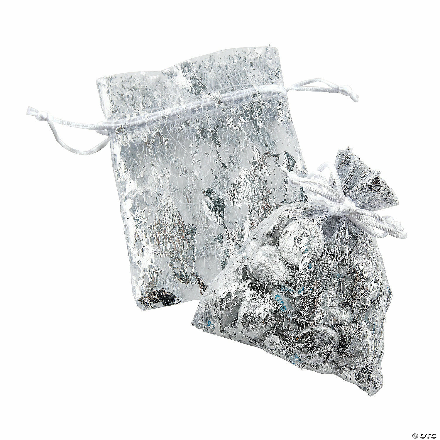 Deals π₯° Mini Silver Metallic Organza Drawstring Bags - 12 Pc. π 1 Deals π₯° Mini Silver Metallic Organza Drawstring Bags - 12 Pc. π