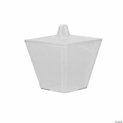 Best Sale 🤩 Mini Square Favor Bowls with Lids - 12 Pc. 🎉