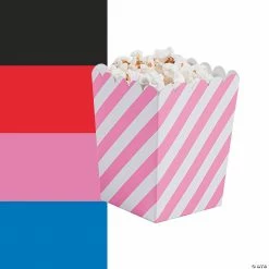 Top 10 🌟 Mini Striped Popcorn Boxes - 24 Pc. 🧨