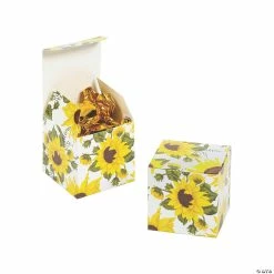 Deals 🛒 Mini Sunflower Favor Boxes - 24 Pc. 💯