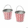 Hot Sale 😉 Mini Valentine’s Day Favor Pails - 12 Pc. ❤️