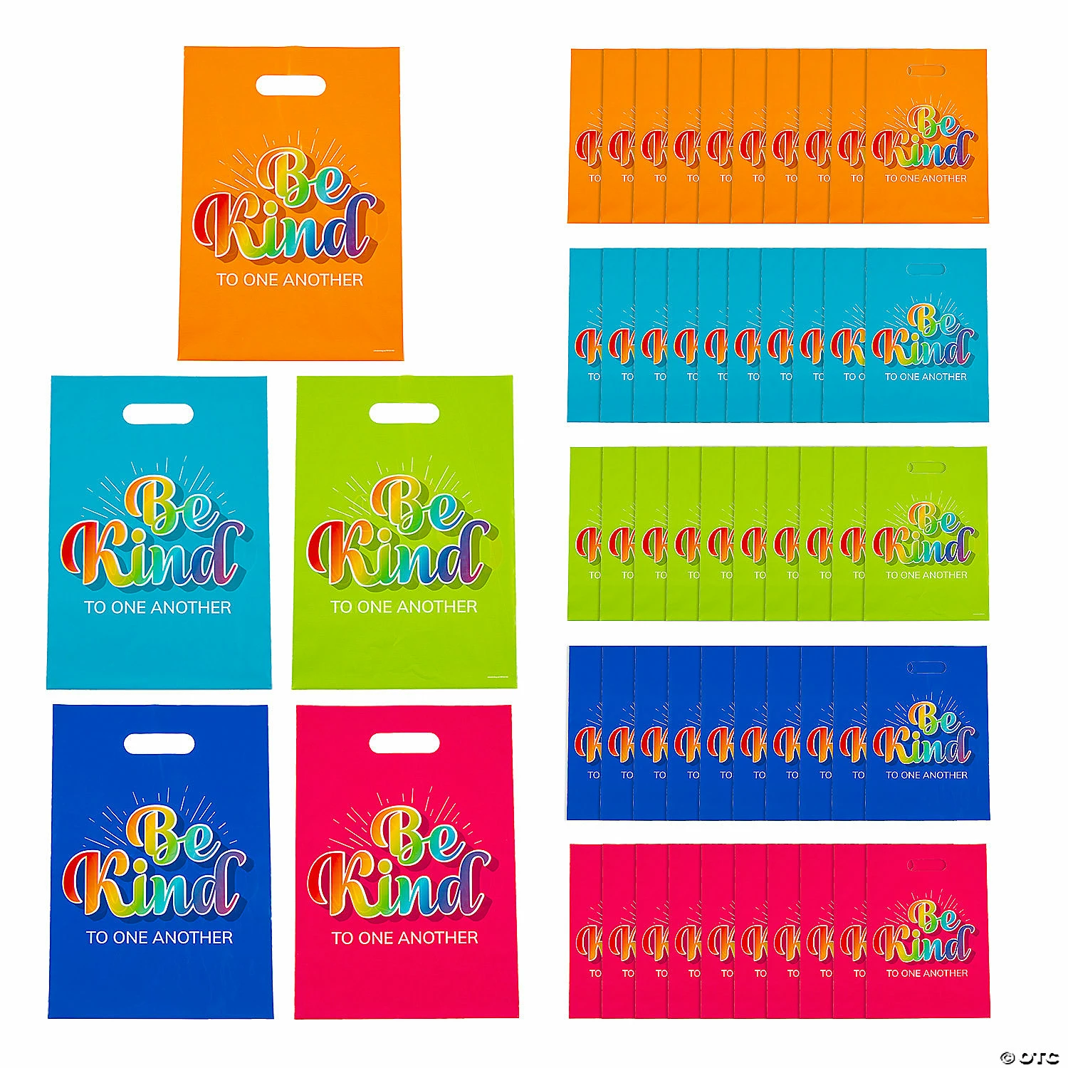 Brand new π Multicolor Be Kind Goody Bags - 50 Pc. π₯° 1 Brand new π Multicolor Be Kind Goody Bags - 50 Pc. π₯°