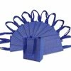 Coupon 😉 OccasionALL- Blue Glitter Fabric Gift Bags with Handles, for 🎂 Birthday Parties 12 Pack 6x3x8 👏